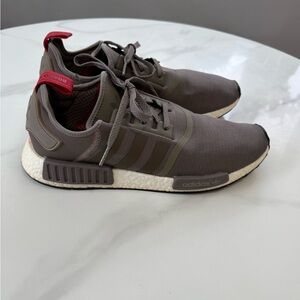 Adidas Men's Brown and Red Sneakers